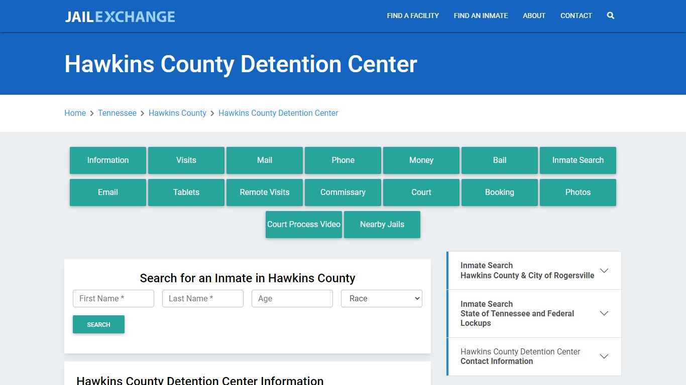 Hawkins County Detention Center - Jail Exchange